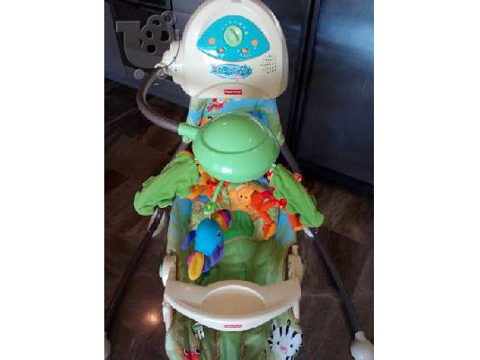 PoulaTo: KOYNIA ΜΠΑΤΑΡΙΑΣ FISHER PRICE RAINFOREST
